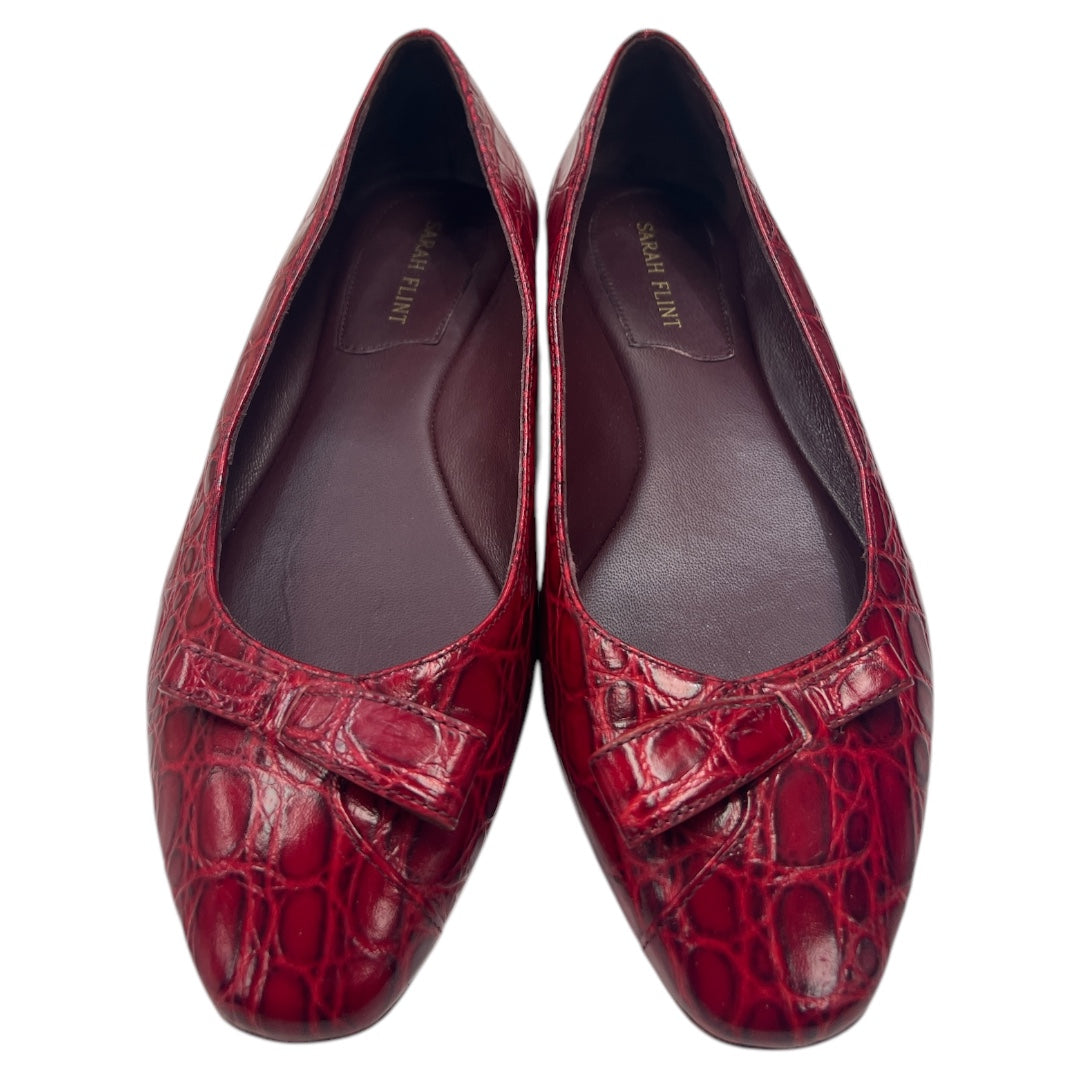 Shoes Flats By Cma In Red, Size: 7.5