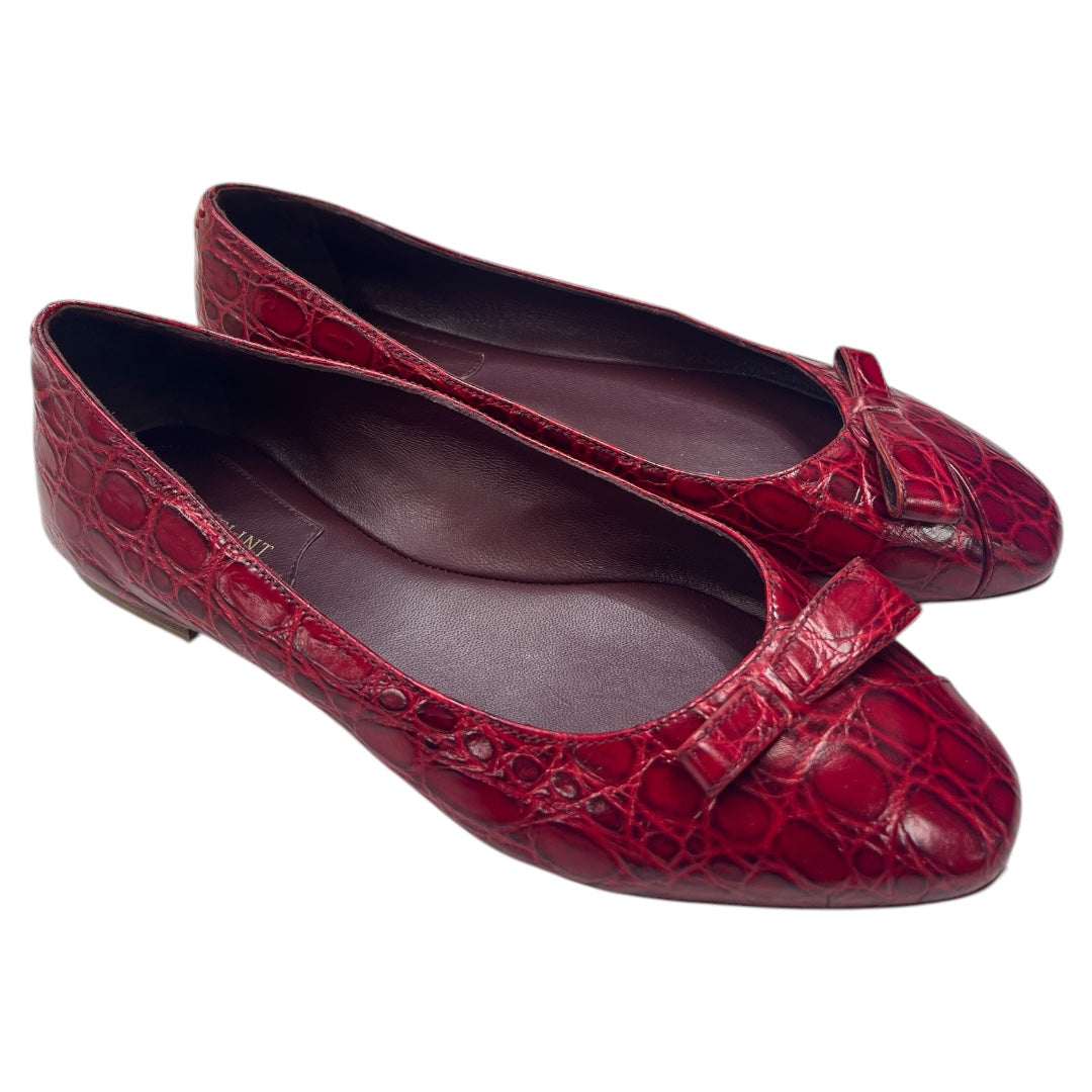 Shoes Flats By Cma In Red, Size: 7.5