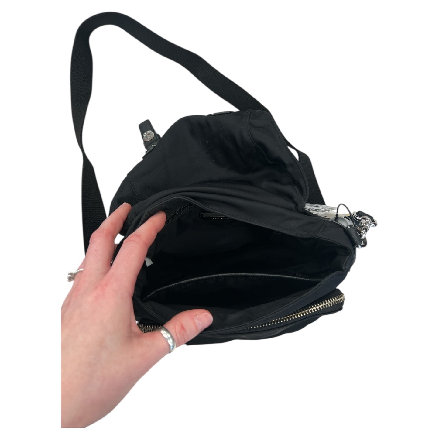 Crossbody Designer By Tory Burch In Black, Size:Medium