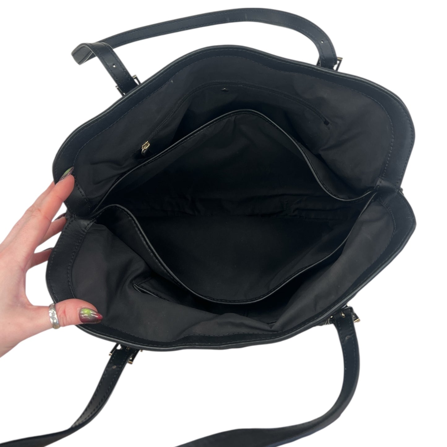 Handbag Designer By Kate Spade In Black, Size:Large