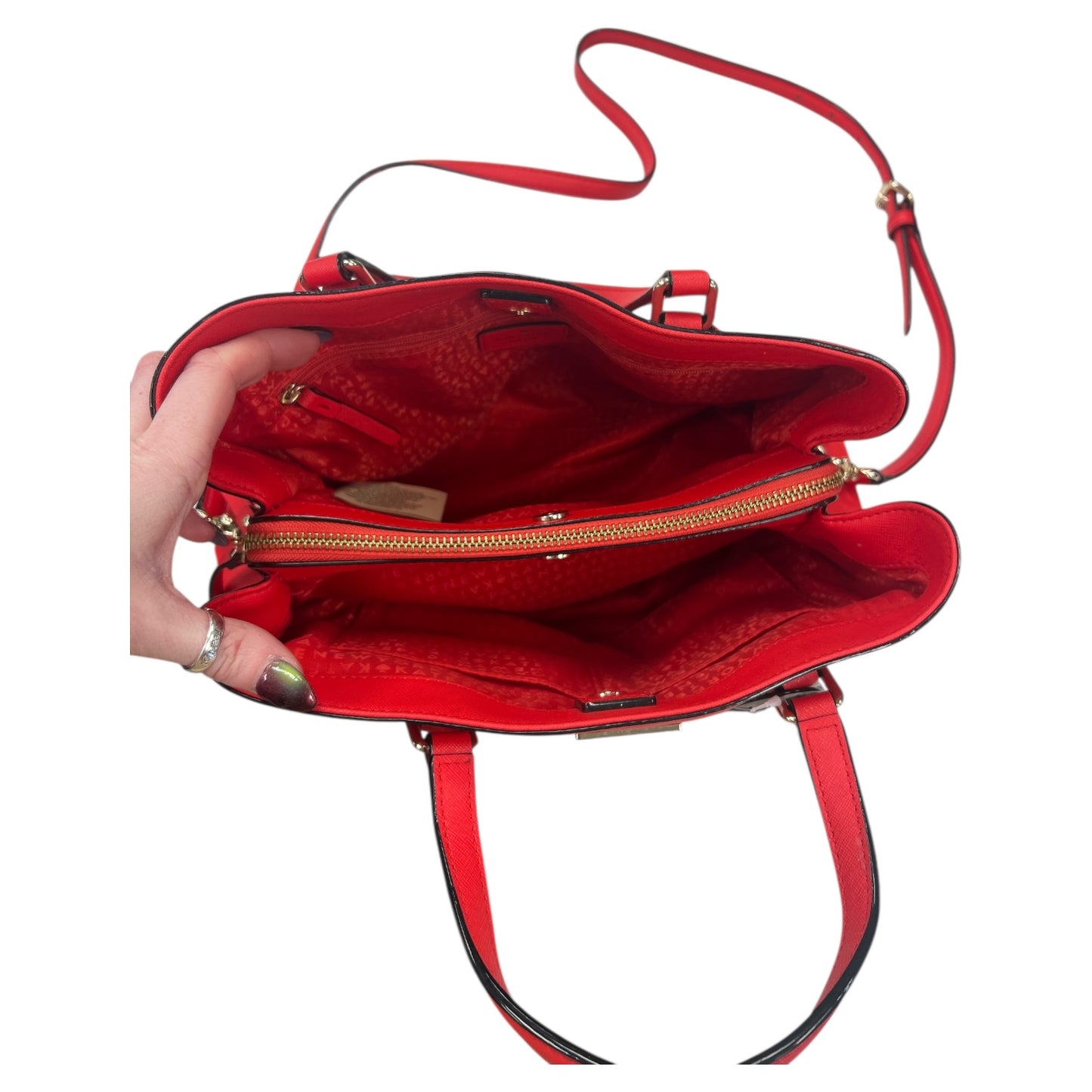 Handbag Designer By Kate Spade In Red, Size:Medium