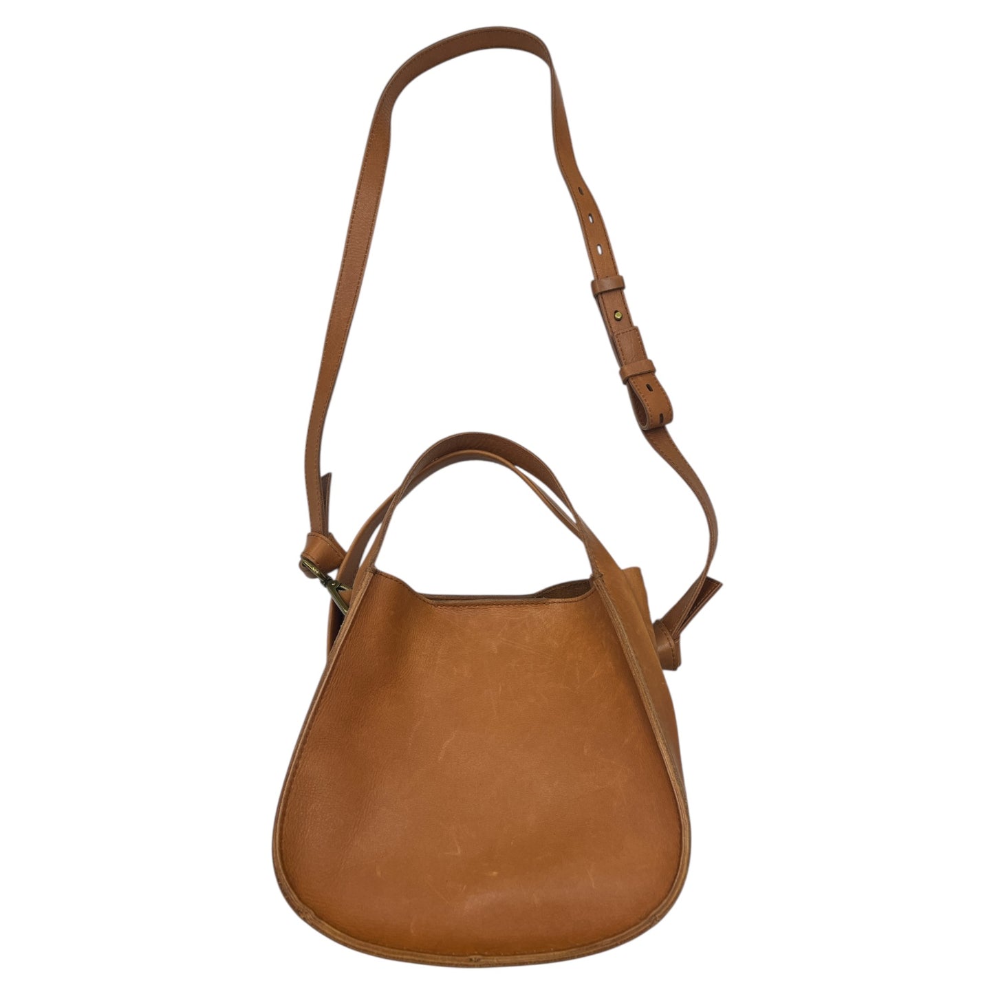 Crossbody Leather By Madewell In Brown, Size:Small