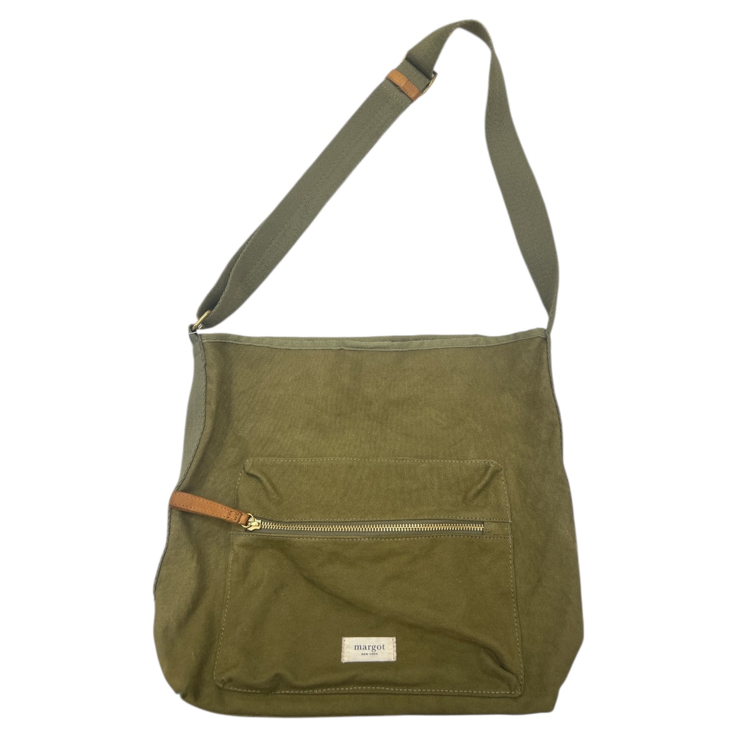 Handbag By Margot In Green, Size:Medium