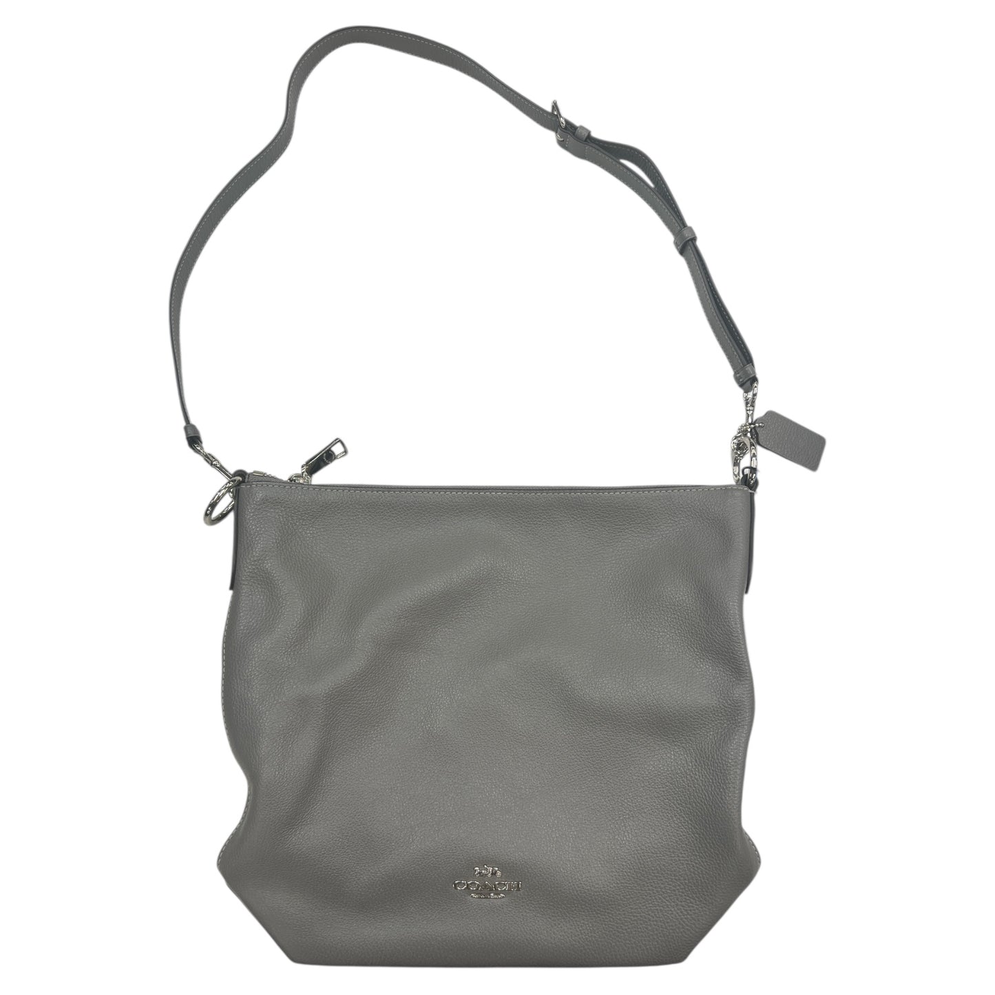 Handbag Designer By Coach In Grey, Size:Large
