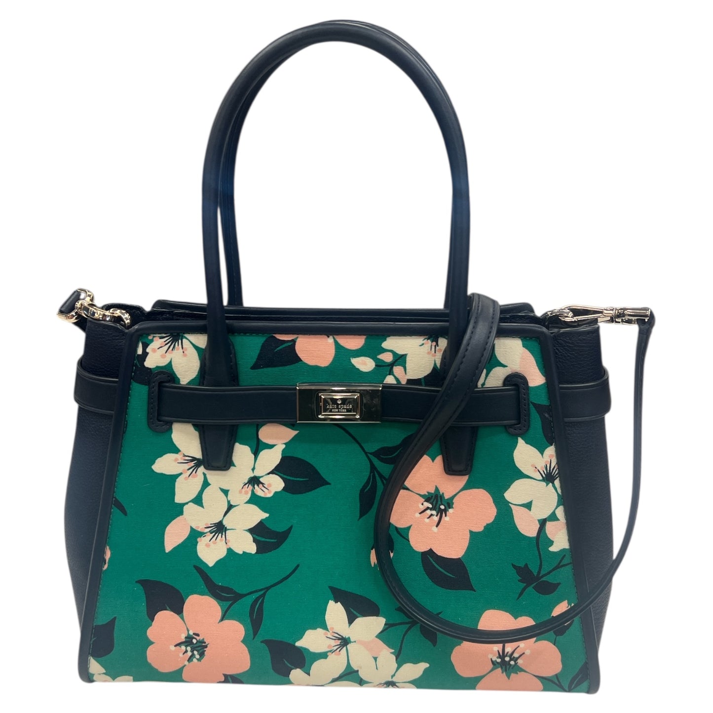 Handbag Designer By Kate Spade In Floral Print, Size:Large