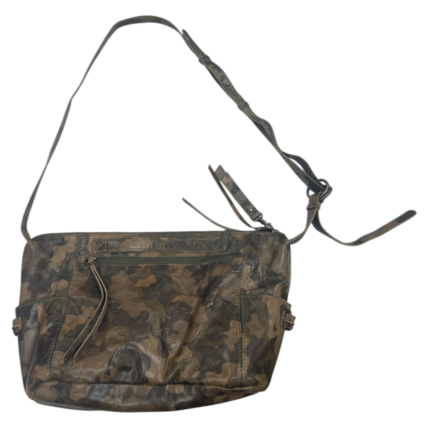 Crossbody Leather By Frye And Co In Green, Size:Medium