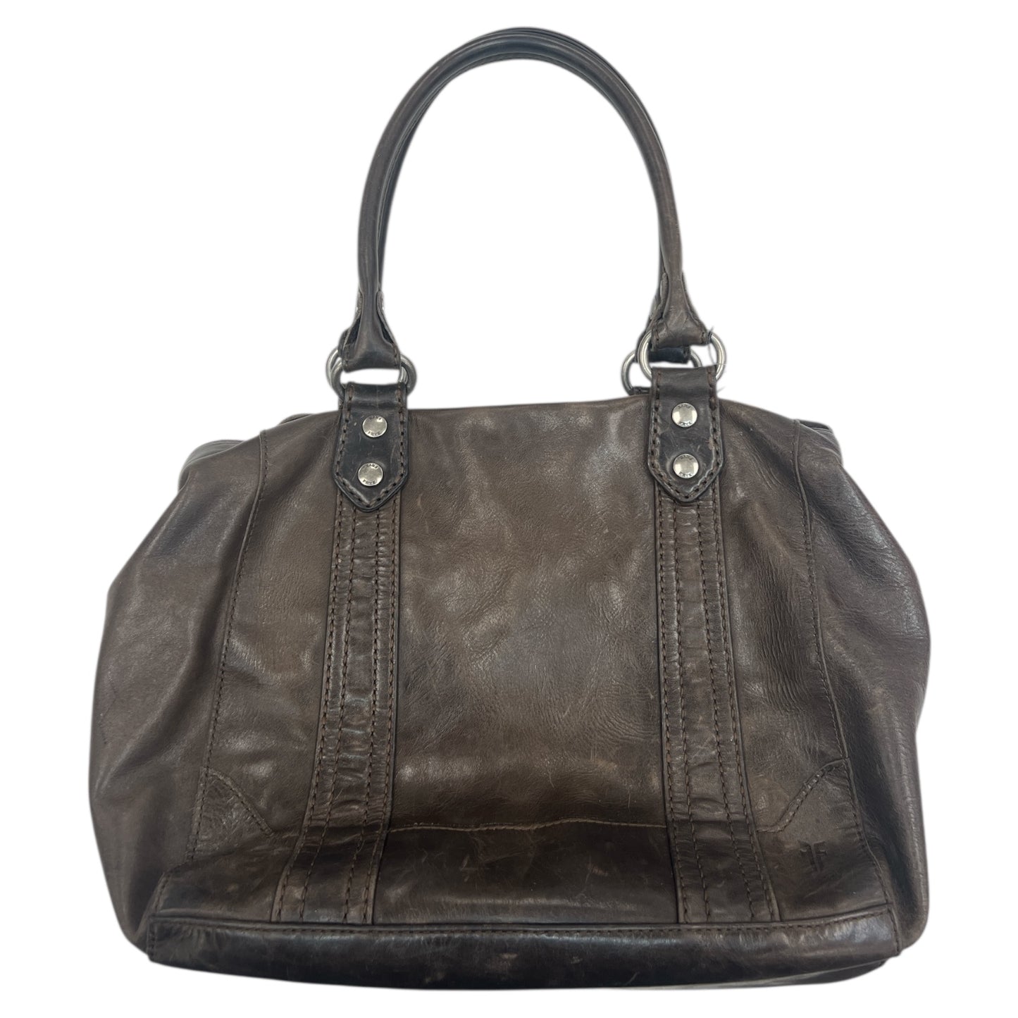 Handbag Designer By Frye In Brown, Size:Medium
