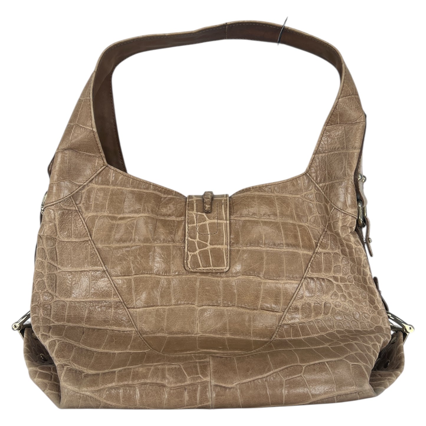 Handbag Designer By Stuart Weitzman In Tan, Size:Medium