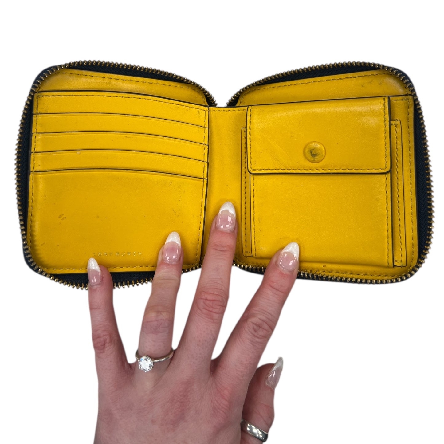 Wallet Designer By Tory Burch In Blue, Size:Small