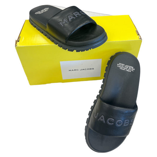 Sandals Luxury Designer By Marc Jacobs In Black, Size:8