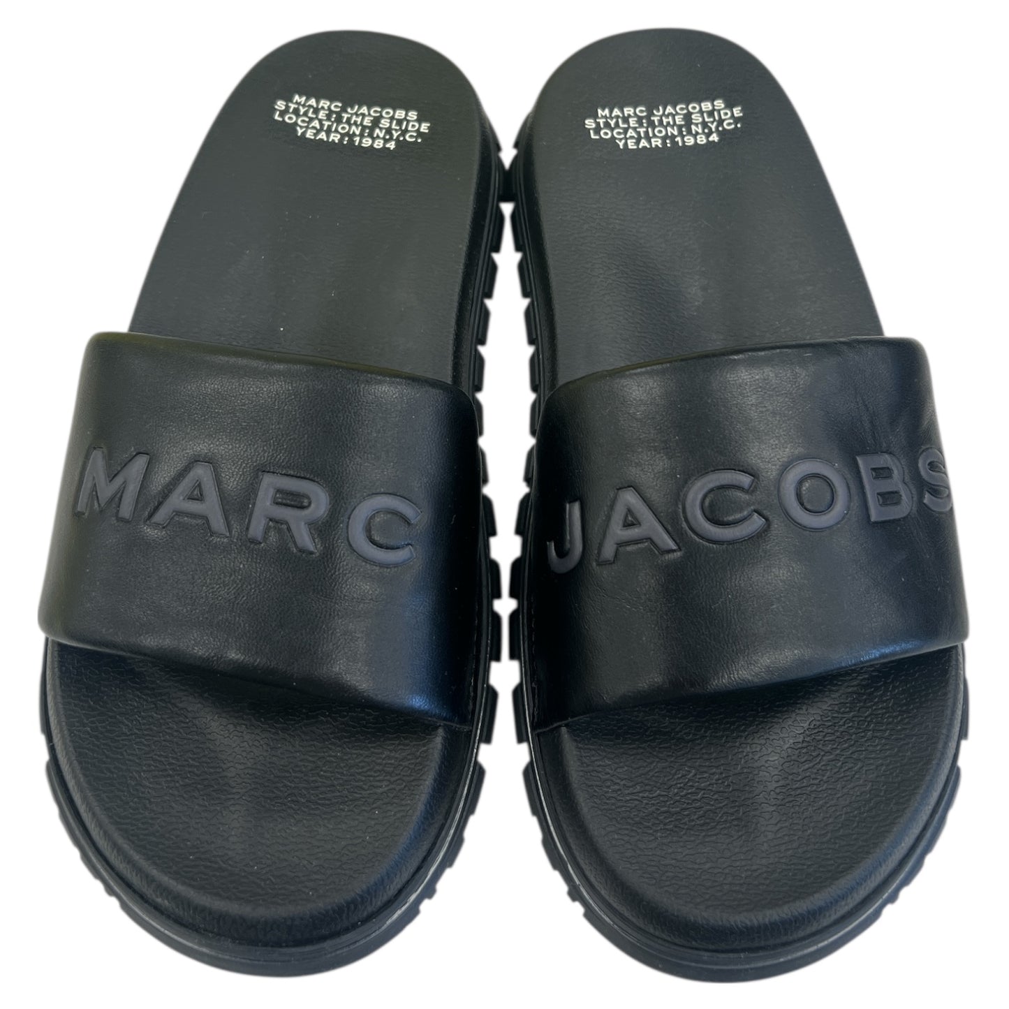 Sandals Luxury Designer By Marc Jacobs In Black, Size:8