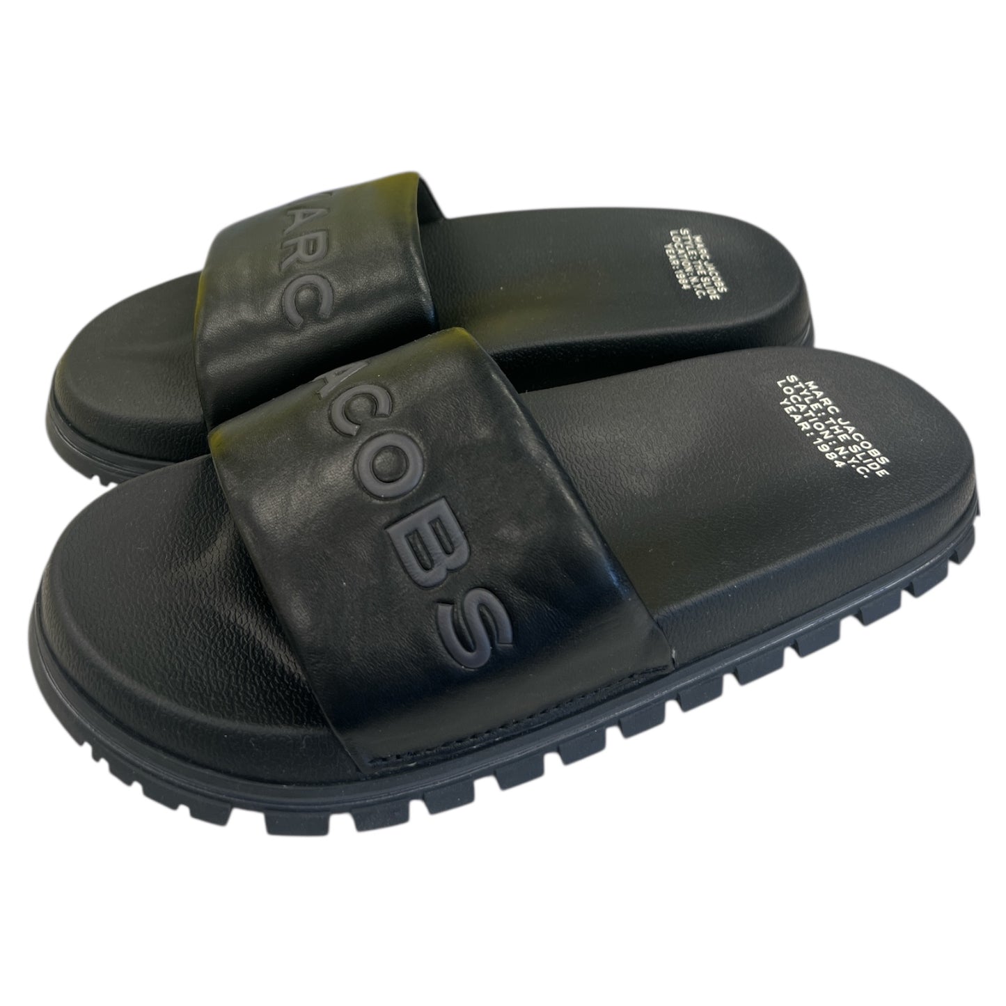 Sandals Luxury Designer By Marc Jacobs In Black, Size:8