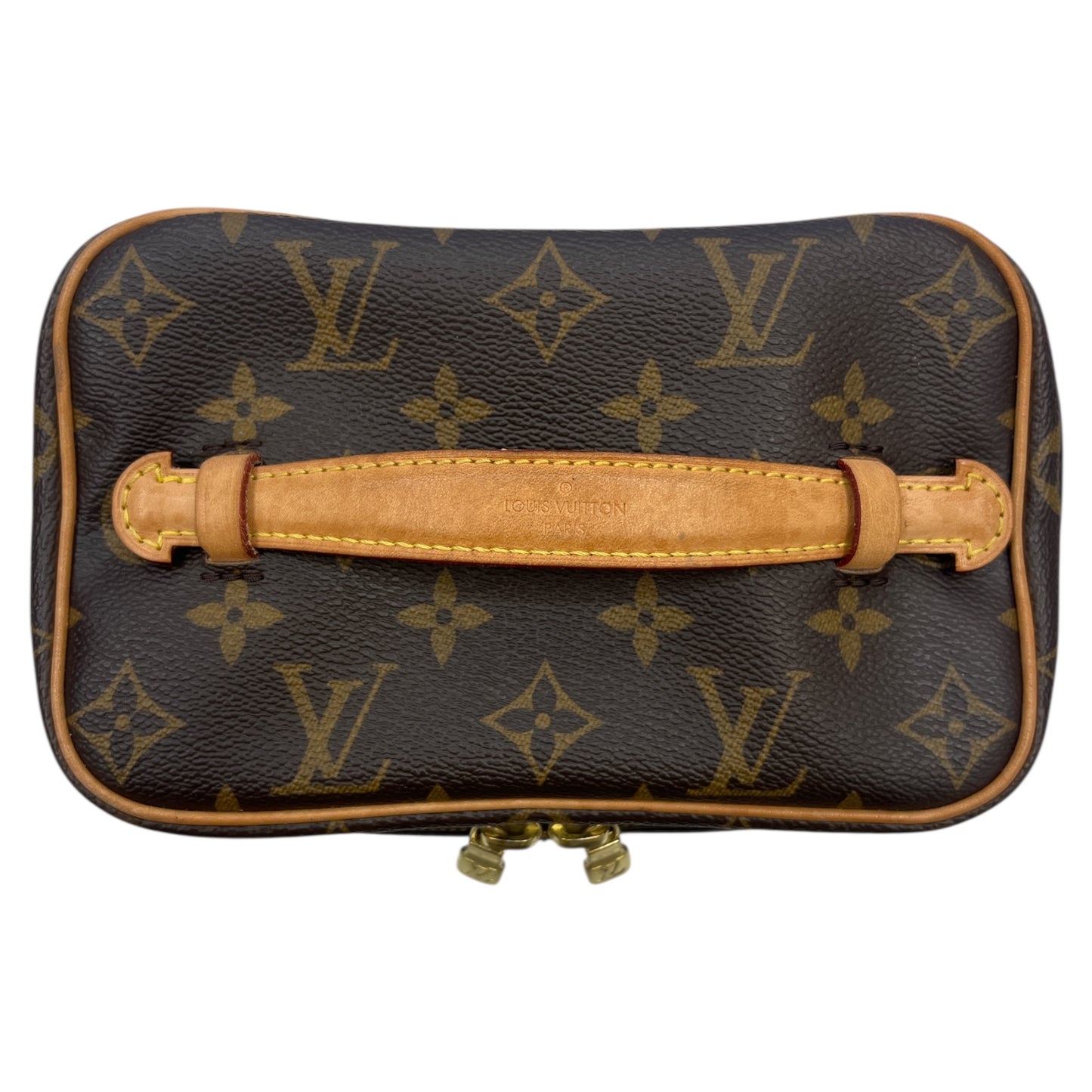 Makeup Bag Luxury Designer By Louis Vuitton In Brown, Size:Small