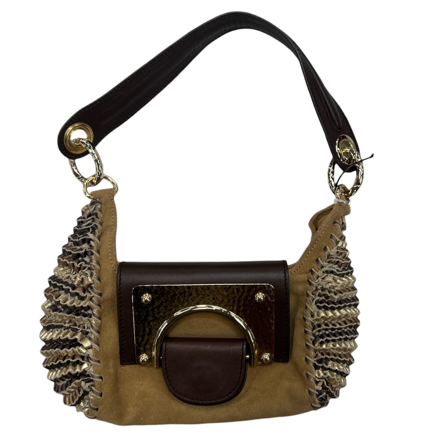 Handbag Designer By Diane Von Furstenberg In Brown, Size:Small