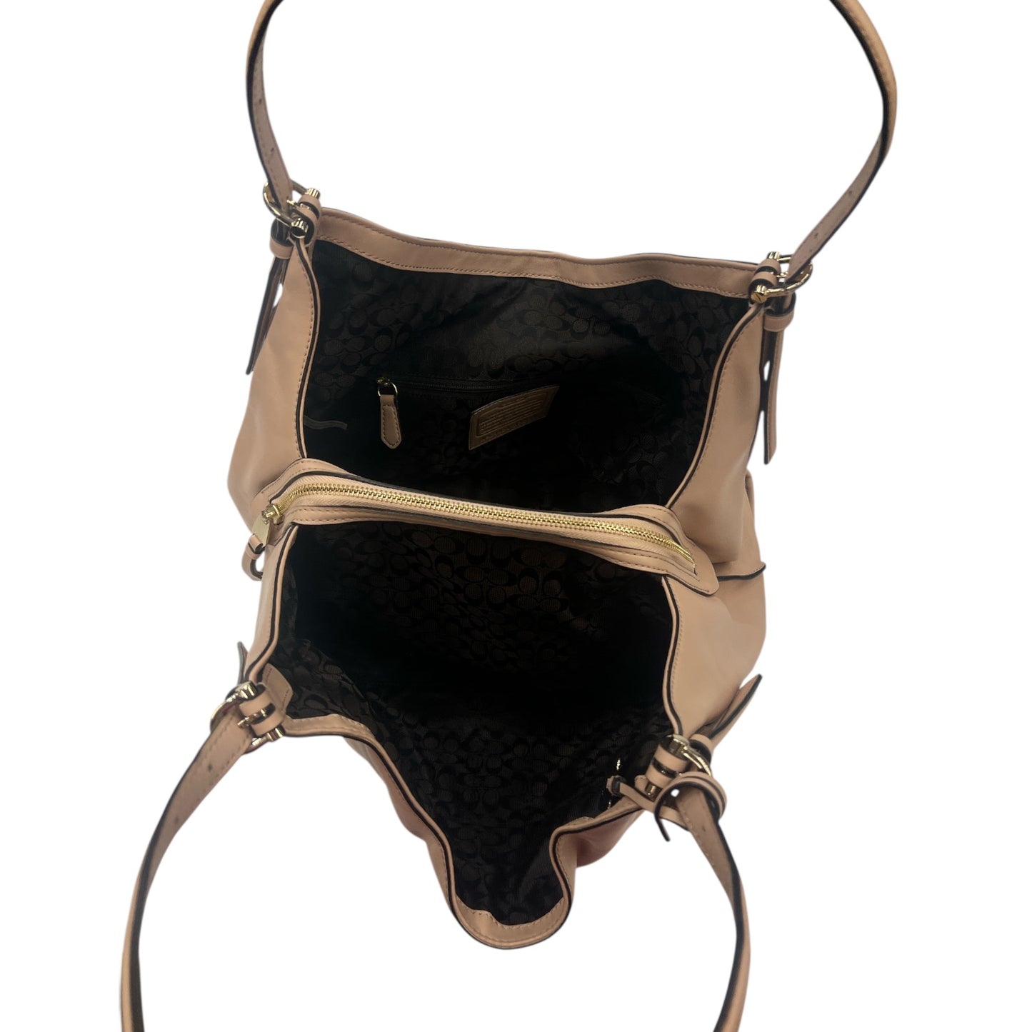 Handbag Designer By Coach In Pink, Size:Large