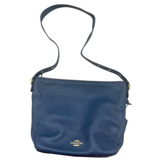 Handbag Designer By Coach In Blue, Size:Large