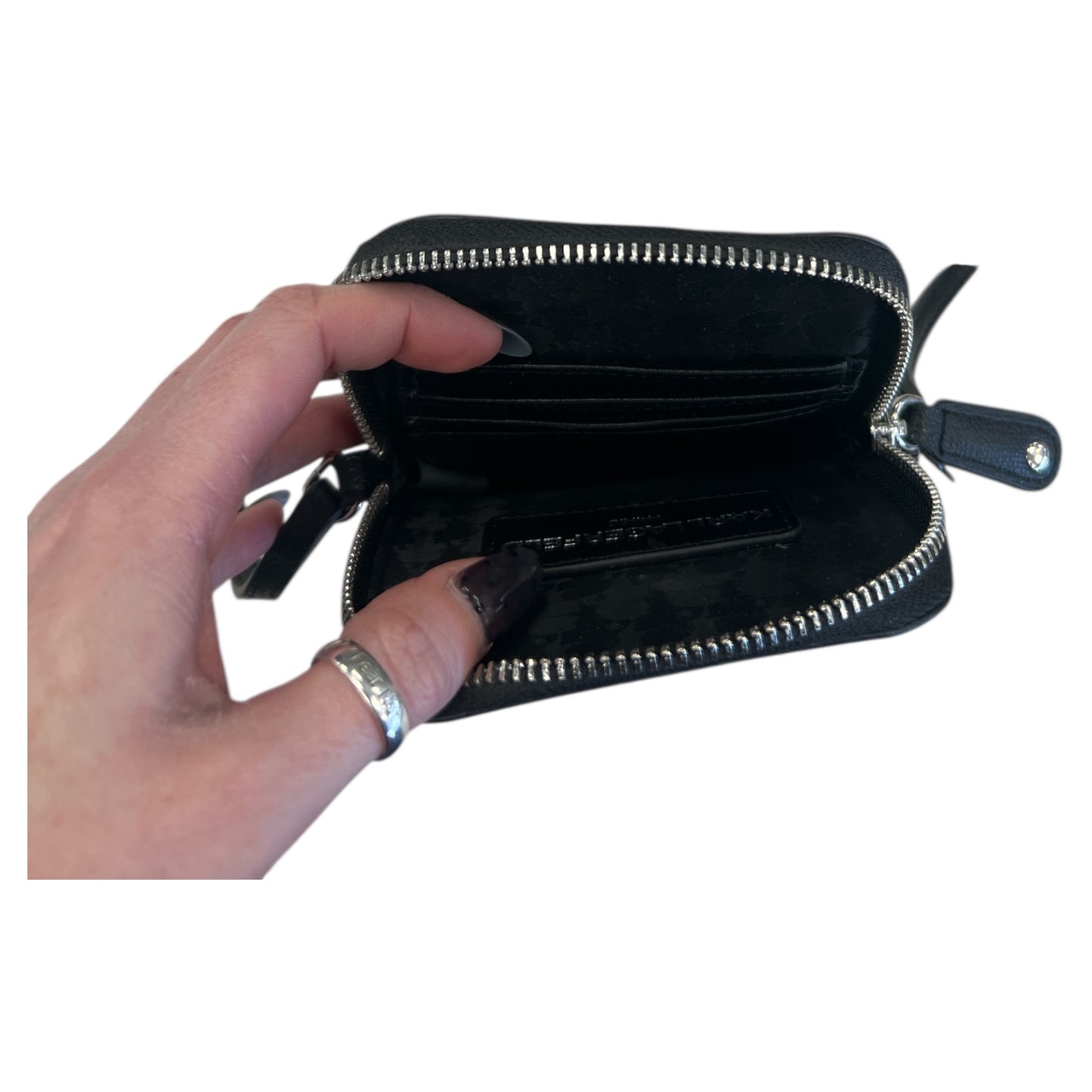 Crossbody Designer By Karl Lagerfeld In Black, Size:Small