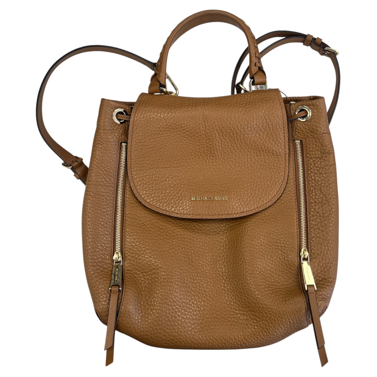 Backpack Designer By Michael Kors In Brown, Size:Large