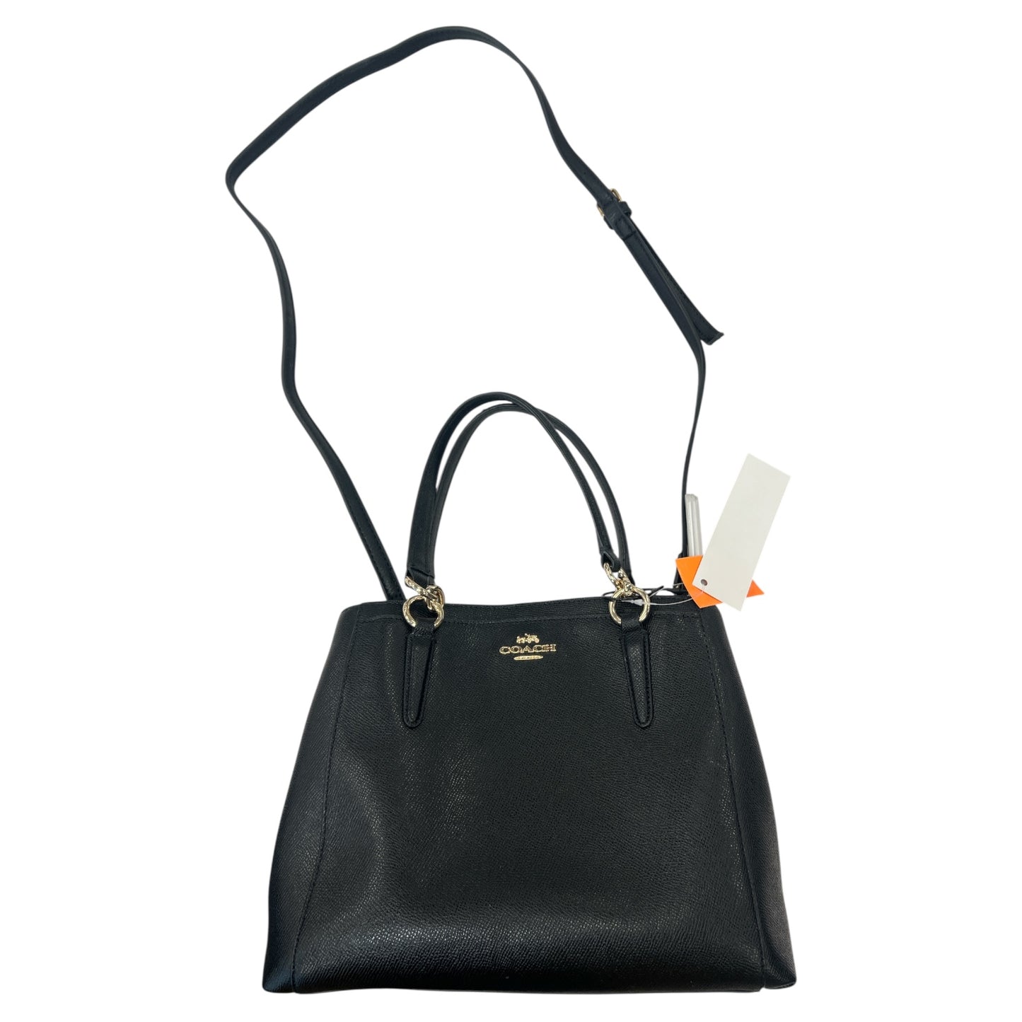 Handbag Designer By Coach In Black, Size:Medium