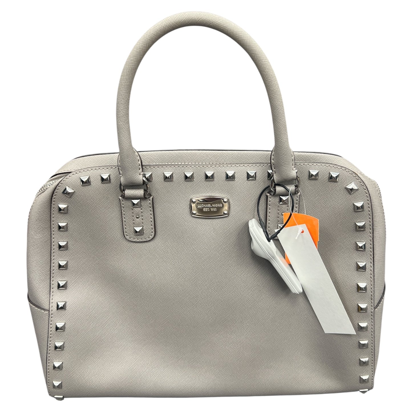 Handbag Designer By Michael Kors In Grey, Size:Large