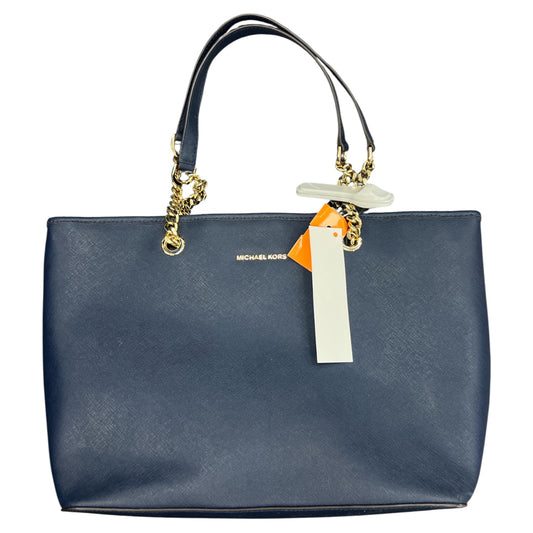 Handbag Designer By Michael Kors In Blue, Size:Large