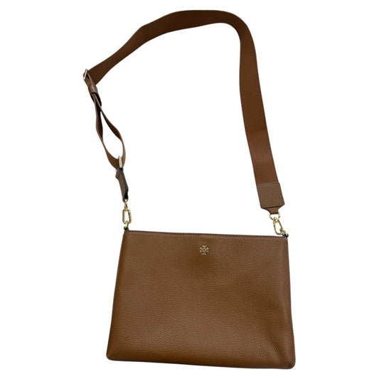 Handbag Designer By Tory Burch In Brown, Size:Small