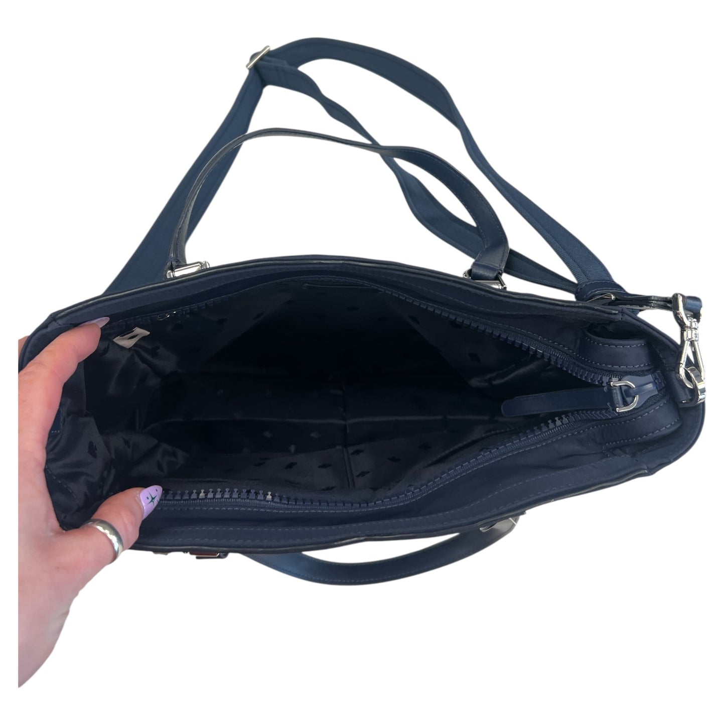 Handbag Designer By Kate Spade In Blue, Size:Medium