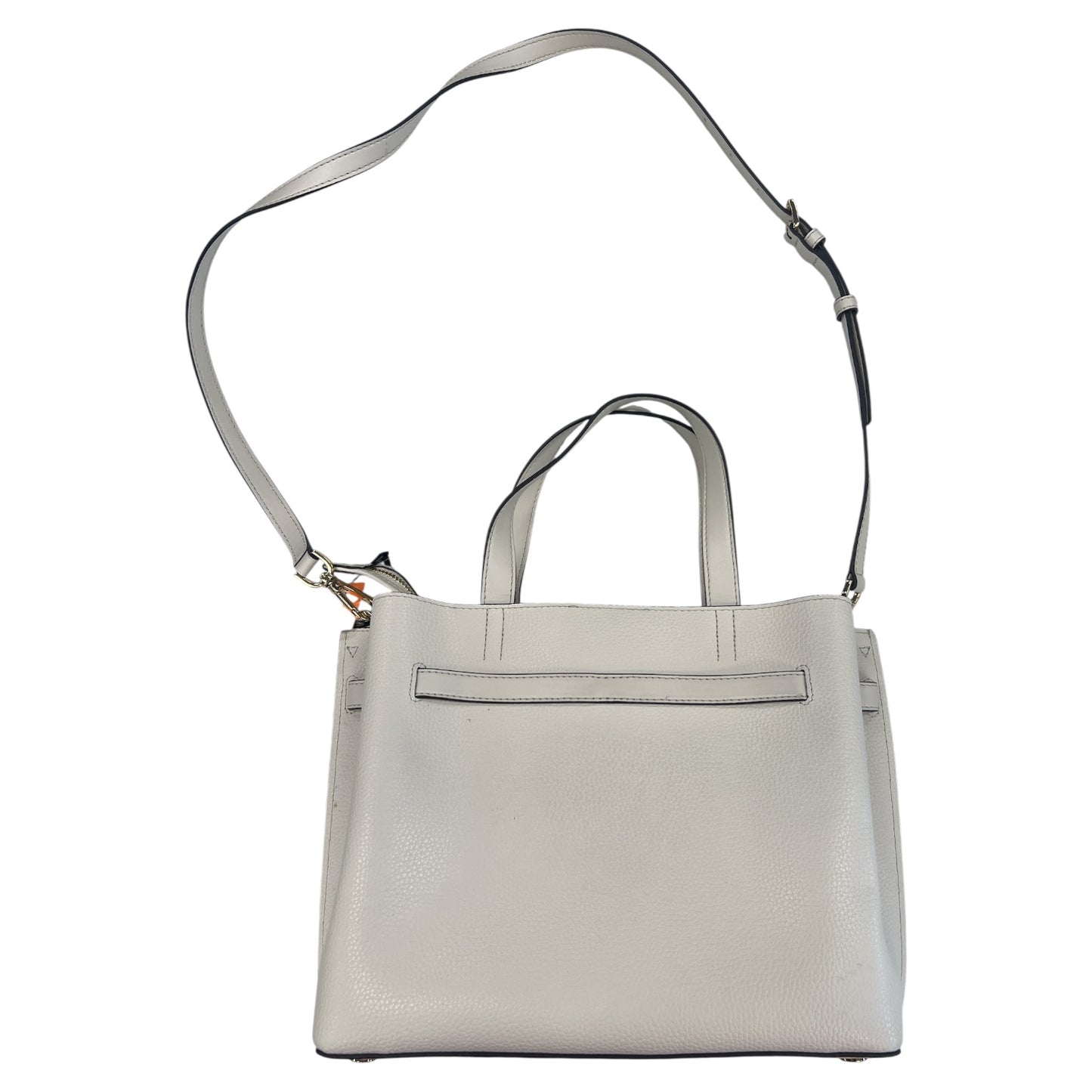Handbag Designer By Michael Kors In White, Size:Medium