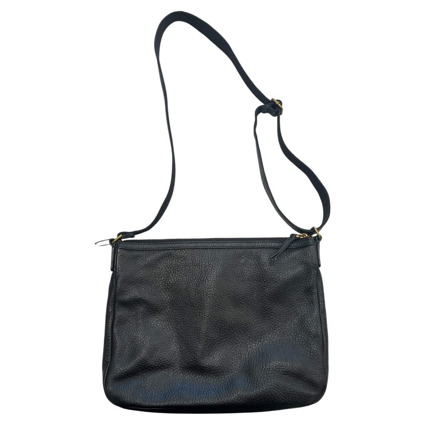 Crossbody Leather By Fossil In Black, Size:Medium