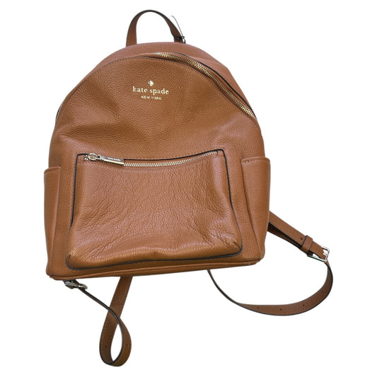 Backpack Designer By Kate Spade In Tan, Size:Large
