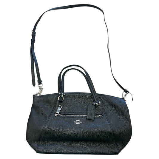 Handbag Designer By Coach In Black, Size:Medium