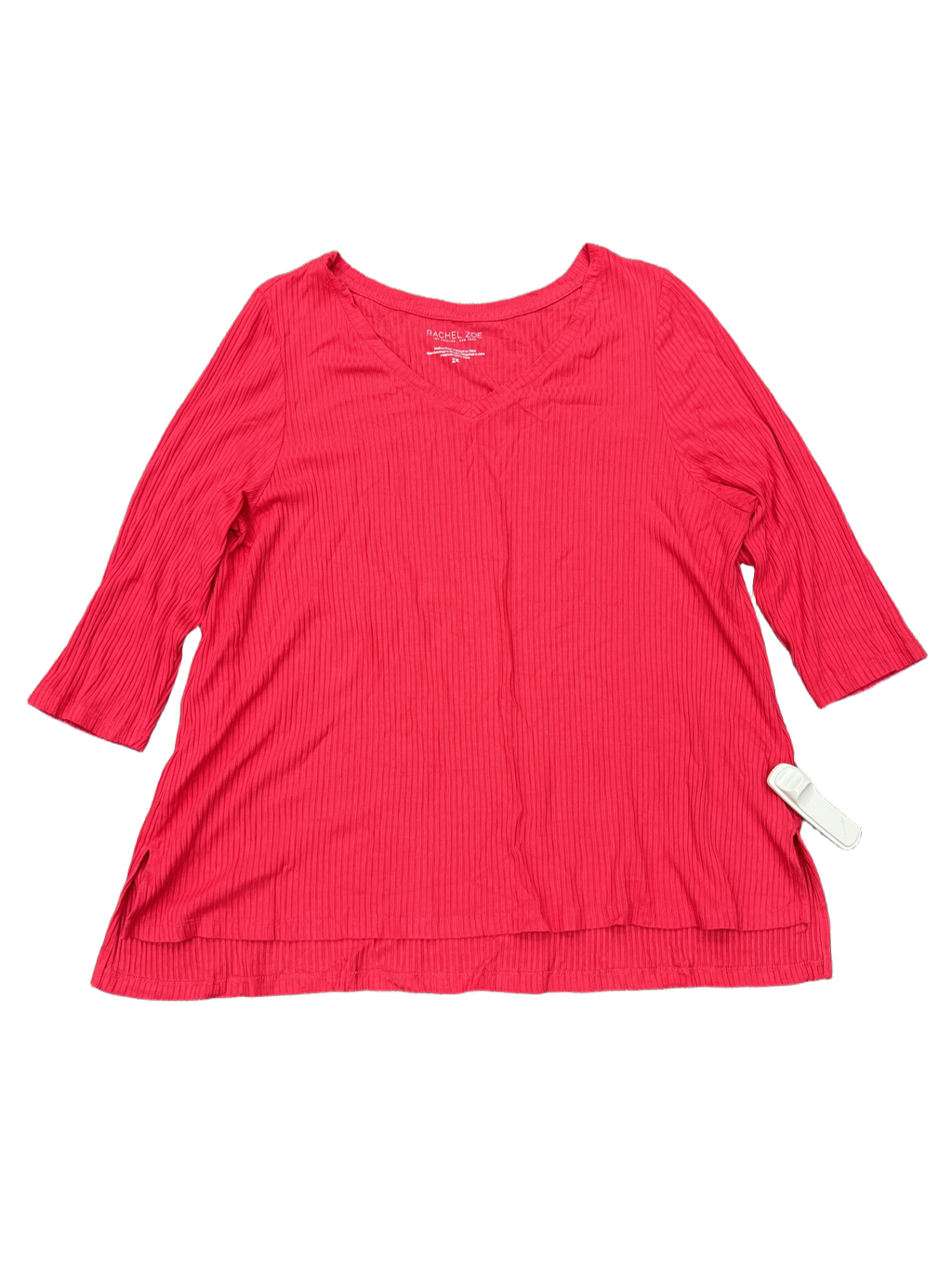 Top 3/4 Sleeve Basic By Rachel Zoe  Size: 2x